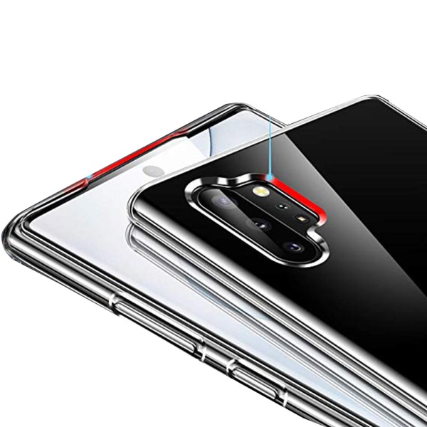 Samsung Galaxy Note 10 Plus - Stilig silikondeksel Transparent/Genomskinlig