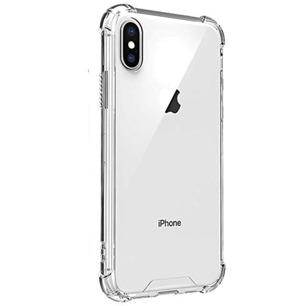 iPhone X/XS - Silikondeksel Transparent/Genomskinlig