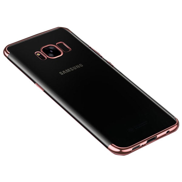 Professionelt slidstærkt silikonecover - Samsung Galaxy S8+ Guld