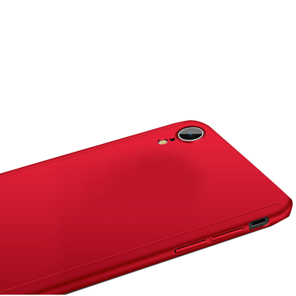 iPhone XR - Effektivt Smart Floveme etui Röd