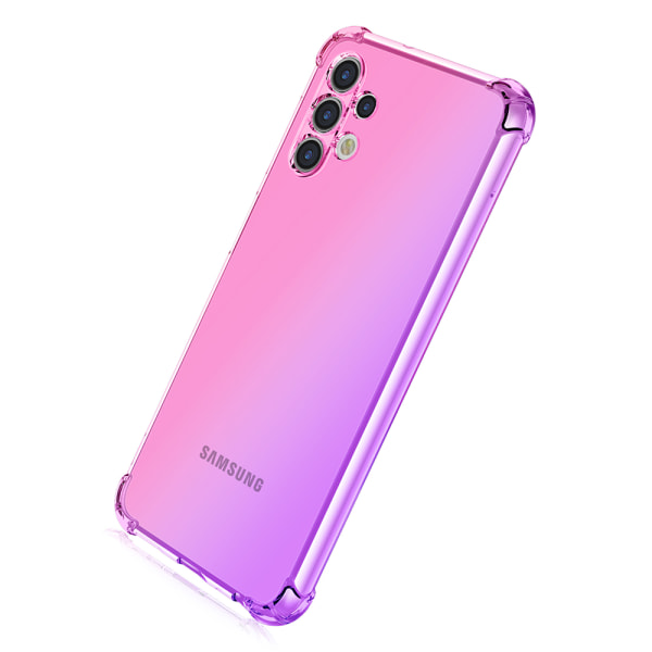 Skyddande Silikonskal (Floveme) - Samsung Galaxy A13 4G Blå/Rosa