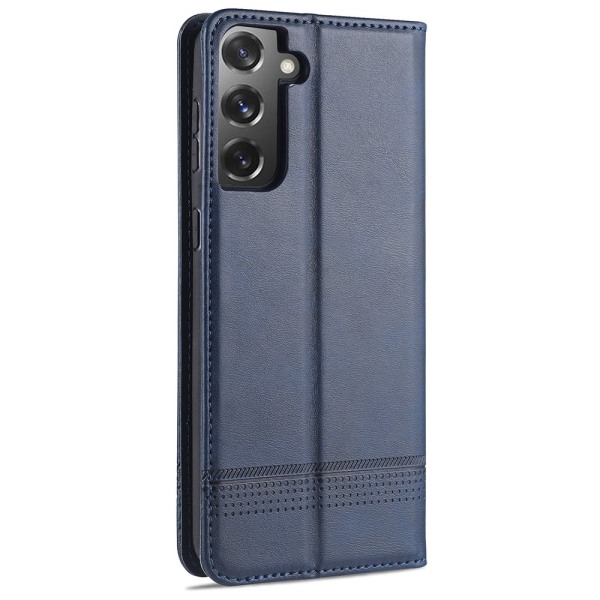 Godt laget lommebokdeksel (AZNS) - Samsung Galaxy S21 Mörkbrun