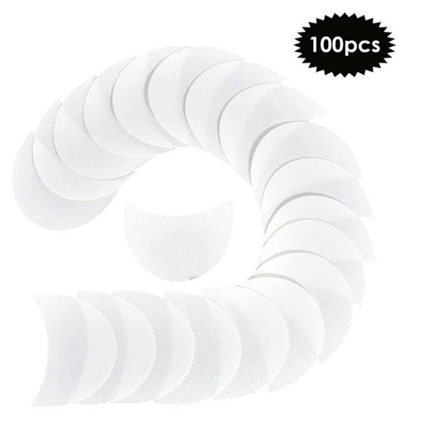 Praktiska (100-Pack) Ögonskugga Skyddspads/Lappar Large