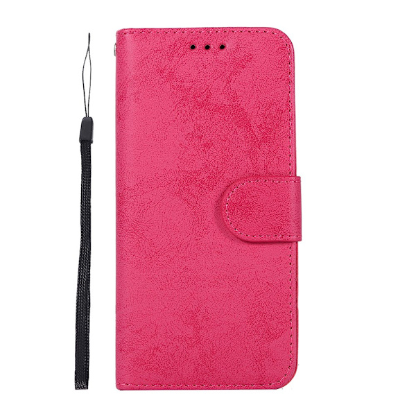 Gjennomtenkt lommebokfutteral fra LEMAN for Samsung Galaxy S9 Rosa