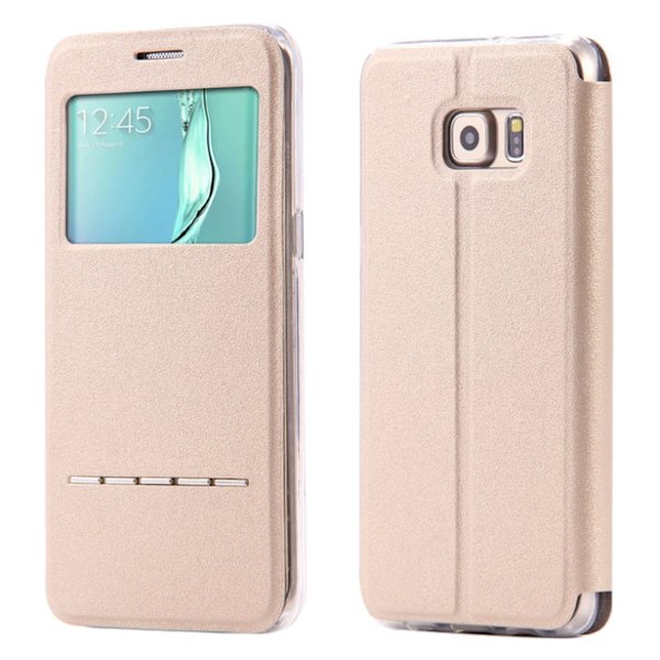 Samsung Galaxy J7 (Model 2017) - Etui med Svarfunktion Rosa