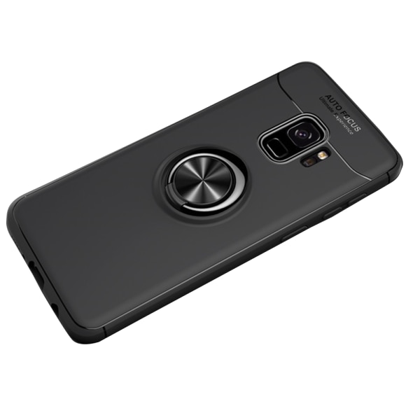 Skyddande Skal med Ringhållare - Samsung Galaxy S9 Blå/Blå Blå/Blå