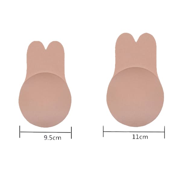 Komfortabel Selvklæbende BH Uden Stropper Svart 9,5CM