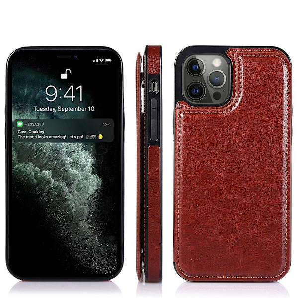 Stilsäkert Skal med Kortfack - iPhone 13 Pro Max Vit
