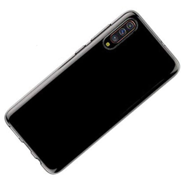 Stilfuldt silikone cover - Samsung Galaxy A70 Transparent/Genomskinlig