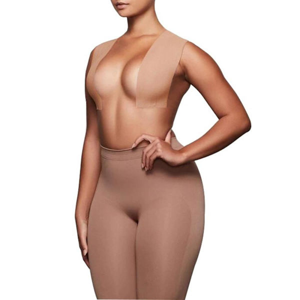 Fleksibel Elastisk Selvklebende BH Bryst Teip Beige 6.5CM BREDD