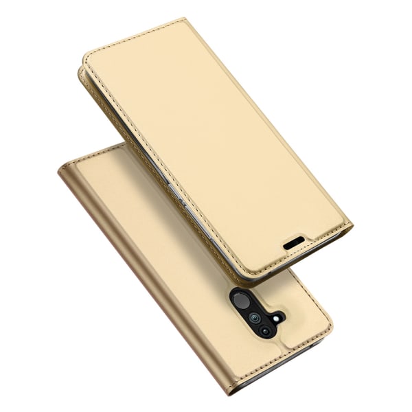 DUX DUCIS elegantti kotelo korttilokerolla Huawei Mate 20 Lite -puhelimelle Guld