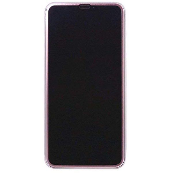 iPhone 11 Pro Max skærmbeskytter 3D aluminiumsramme 10-PACK Röd