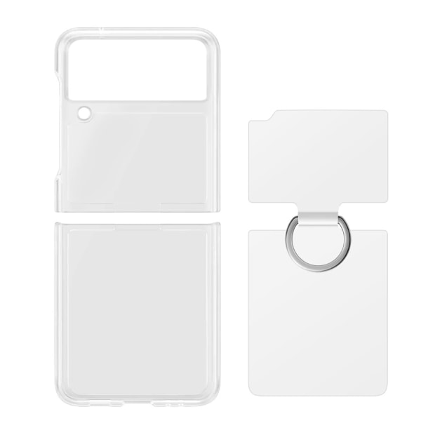 Praktisk cover med ringholder - Samsung Galaxy Z Flip 4 Frostad