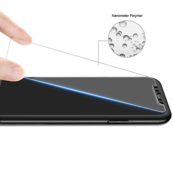 iPhone X/XS - Floveme Dubbelskal Blå