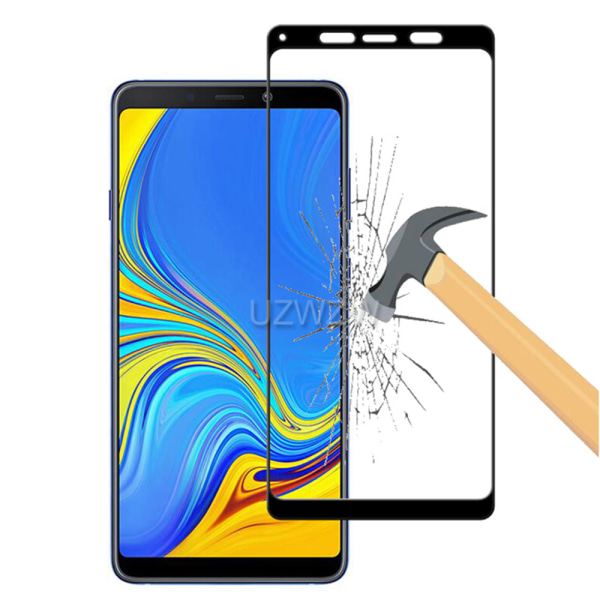 2-PACK Samsung Galaxy A9 2018 näytönsuoja 2.5D HD 0.3mm Svart