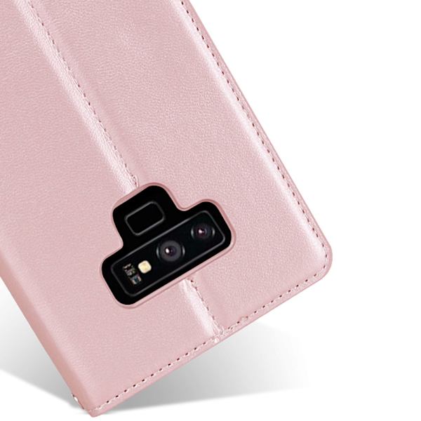 Samsung Galaxy Note 9 - Plånboksfodral i PU-Läder från Hanman Svart
