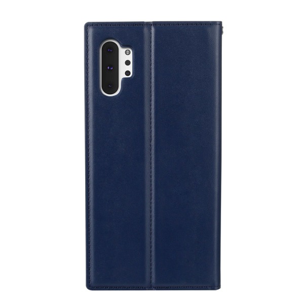 Käytännöllinen Hanman Wallet -kotelo - Samsung Galaxy Note10+ Mörkblå