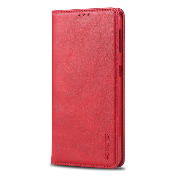 Suojaava AZNS-lompakkokotelo - Samsung Galaxy A70 Röd