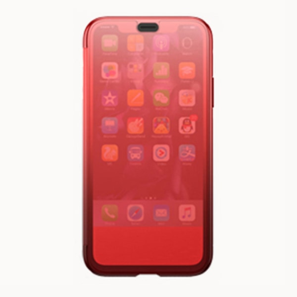 Huomaavainen Smart-kotelo iPhone XS Maxille Röd