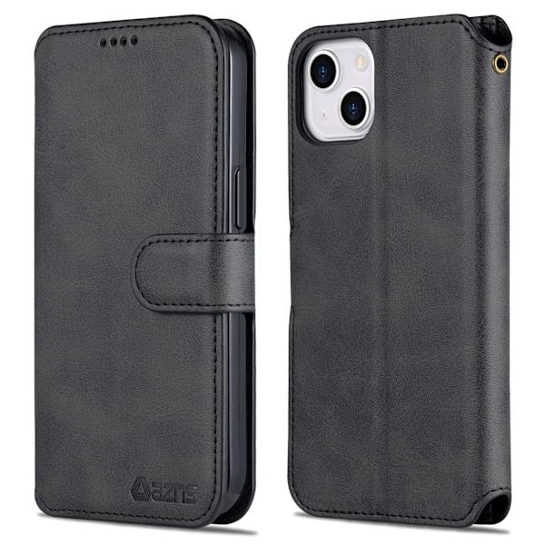 Smidigt Yazunshi Plånboksfodral - iPhone 14 Svart