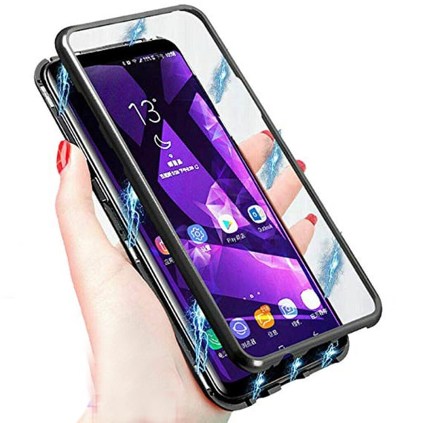 Dobbeltsidet magnetisk cover - Samsung Galaxy S9 Svart