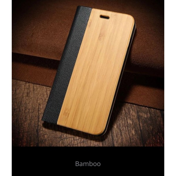 Iphone 6/6S Plus - Eksklusivt etui i bambustre Høy kvalitet Bamboo