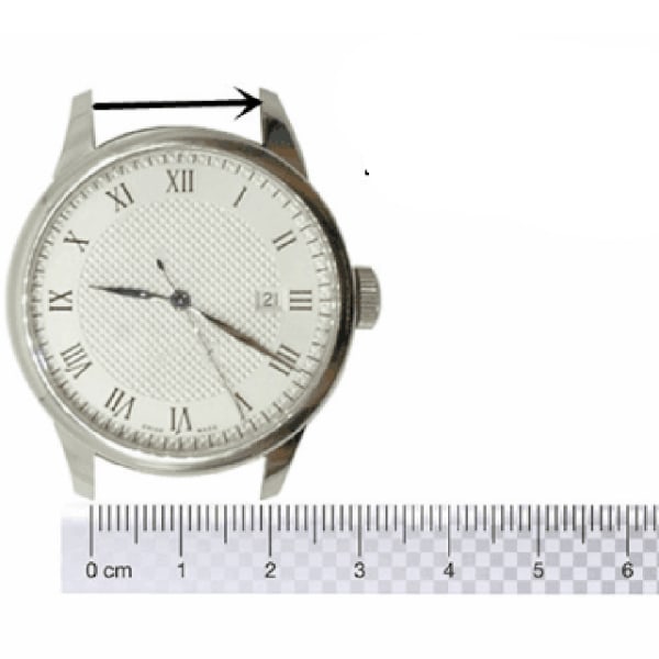 Klockarmband i Rostfritt Stål Silver 24mm