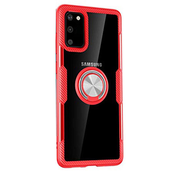 Smidigt Skal med Ringhållare - Samsung Galaxy S20 FE Blå