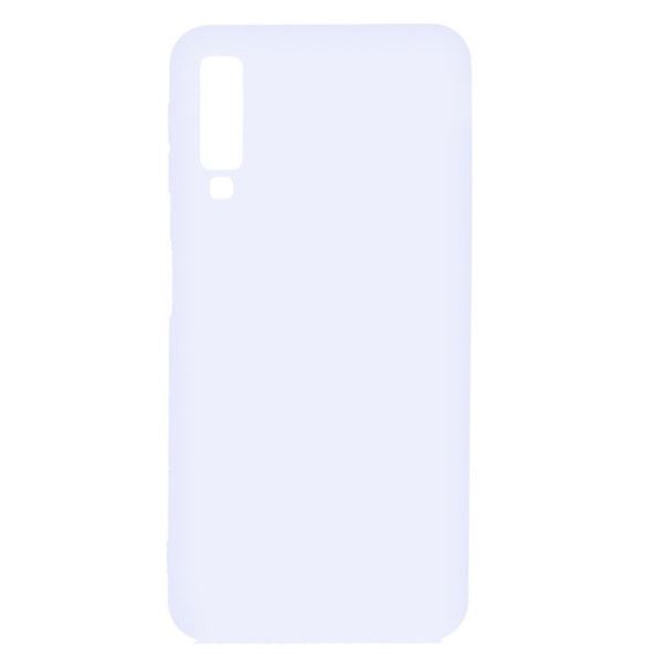 Praktisk matt silikondeksel (NKOBEE) - Samsung Galaxy A7 2018 Röd