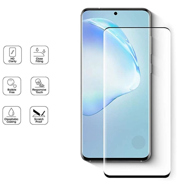 Galaxy Note 20 Ultra skærmbeskytter 3D 0,3 mm Transparent/Genomskinlig