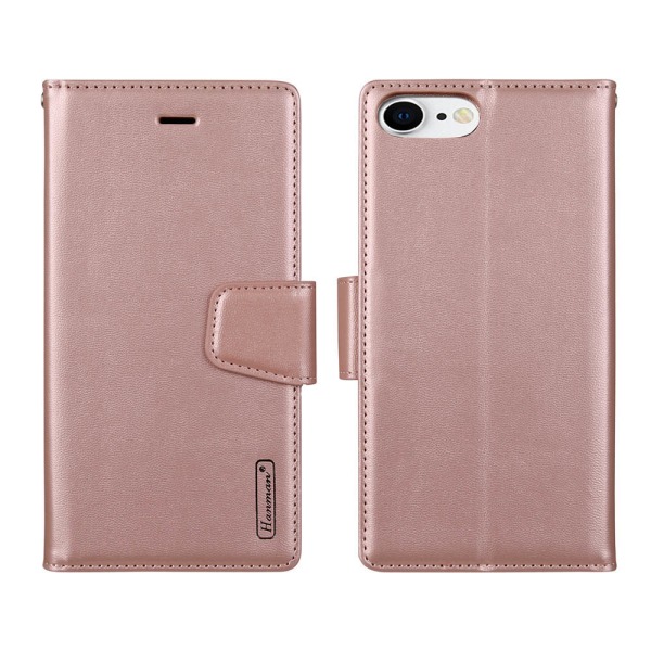 Elegant Plånboksfodral Dubbelfunktion - iPhone 6/6S Roséguld