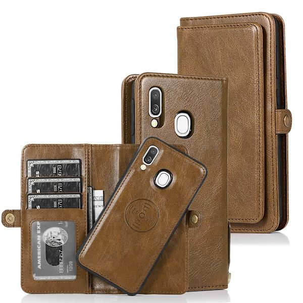 Tankevækkende Wallet cover - Samsung Galaxy A40 Röd