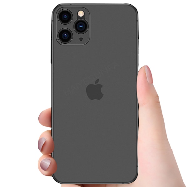 iPhone 11 - Skyddande Floveme Slittåligt Skal Grå