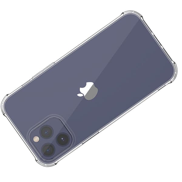 Skyddande Floveme Silikonskal - iPhone 12 Pro Transparent
