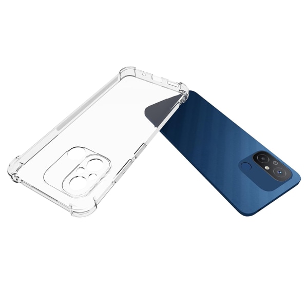 Xiaomi Redmi 12C - Praktisk og beskyttende ultratynd silikonetui Transparent