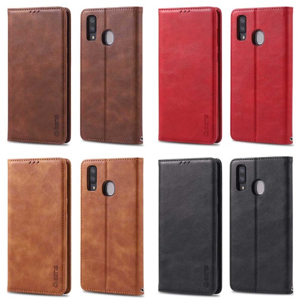 Kraftig AZNS Wallet Case - Samsung Galaxy A20E Svart