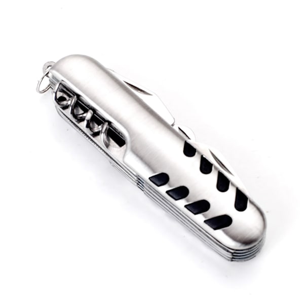 Smidig 11 i 1 Multifunktionell Fickkniv Verktyg Silver