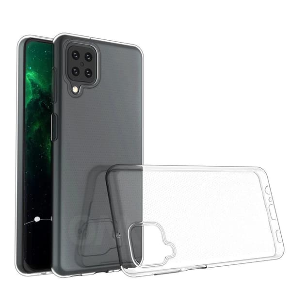 Stødabsorberende silikonecover (LEMAN) - Samsung Galaxy A12 Grön