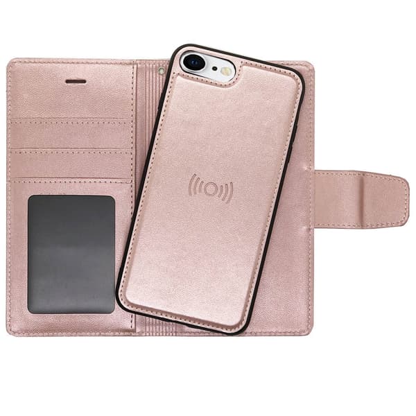 Elegant Plånboksfodral Dubbelfunktion - iPhone 6/6S Brun