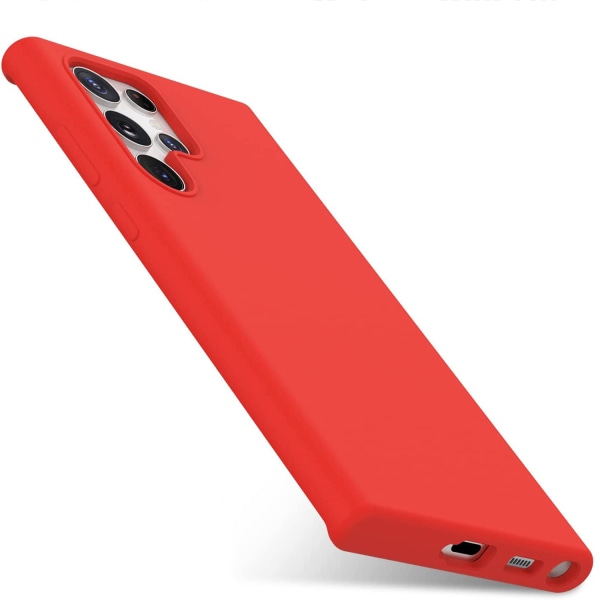 Samsung Galaxy S23 Ultra - Tyylikäs iskunkestävä NKOBE-kuori Röd