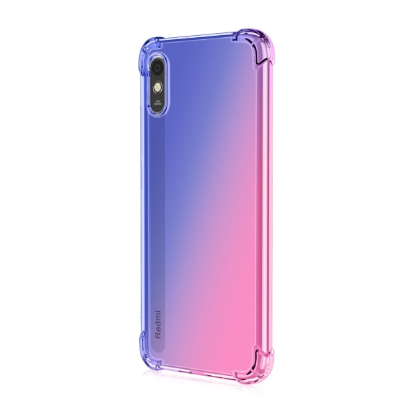 Stilig og beskyttende silikondeksel - Xiaomi Redmi 9AT Rosa/Lila