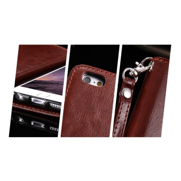 iPhone 7 holdbart eksklusivt 9-korts Wallet-etui Rosa