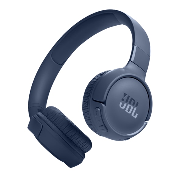 JBL Tune 520BT Hero Blue - Trådlösa On-Ear-Hörlurar med Oslagbart Pure Bass-ljud