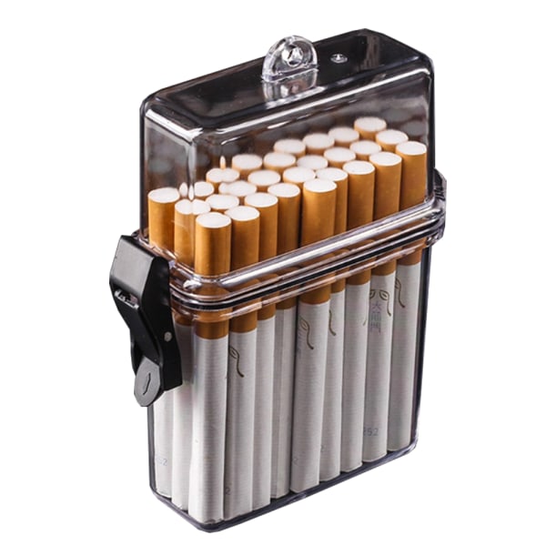 Hållbart Smidigt Cigarettfodral Svart