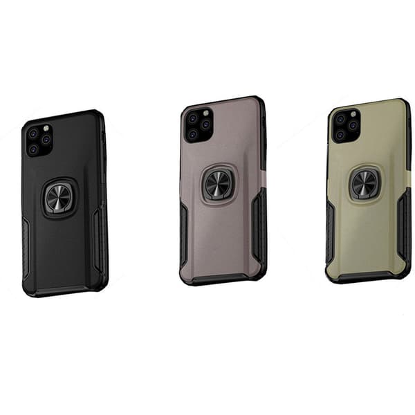 iPhone 11 - Skal med Ringhållare Röd Röd