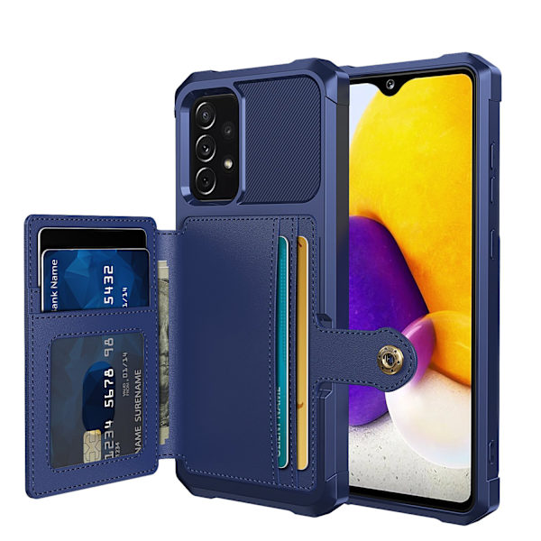 Käytännöllinen ja kestävä kuori korttipaikalla - Samsung Galaxy A53 5G Grön