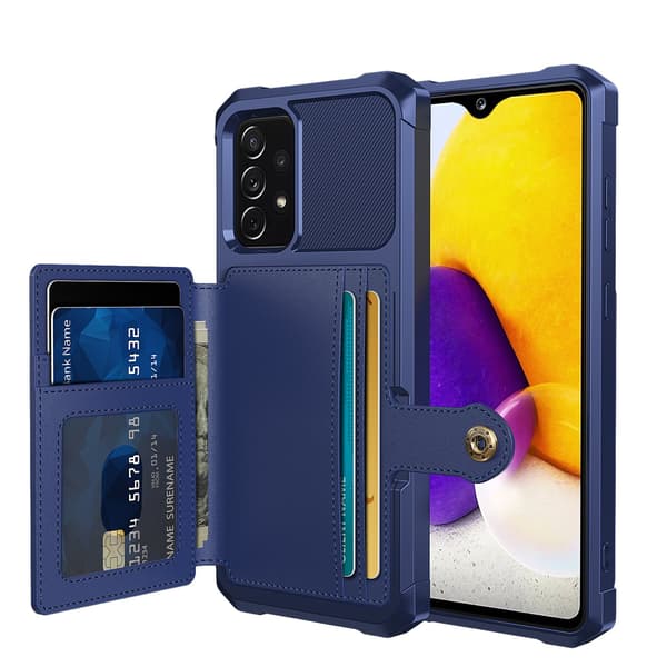Praktiskt & Hållbart Skal med Kortfack - Samsung Galaxy A53 5G Grön
