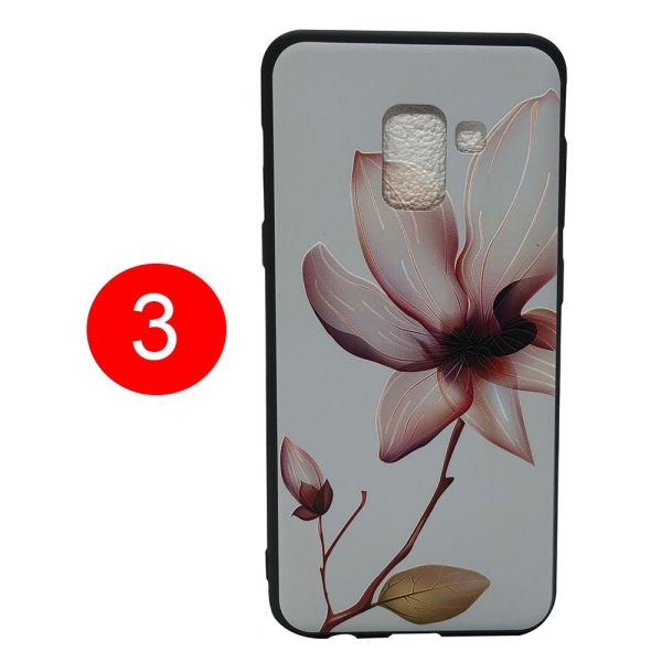 Skal "Summer Flowers" för Samsung Galaxy A8 (2018) 2