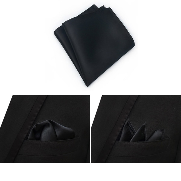Stilsäker Pocket Square Kavaj Bröstnäsduk Grå