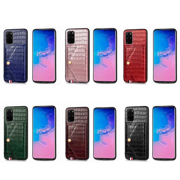 Robust Skal med Korthållare - Samsung Galaxy S20 Plus Grön